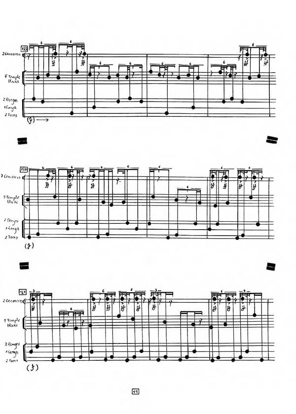 Al Aknawakht by Clara Maïda, excerpt from score
