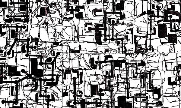 Ipso Lotto/Lostery 2, a drawing by Clara Maïda