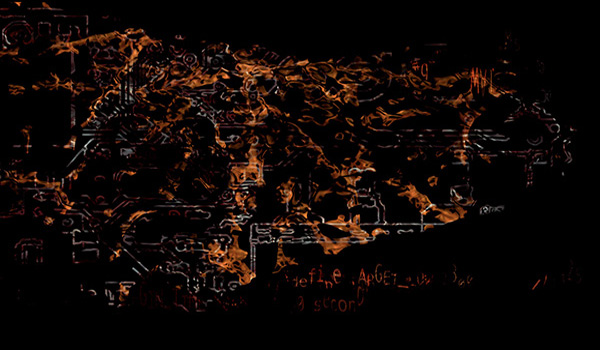Pendel(a)utom@t, an audiovisual and robotic installation by Clara Maïda