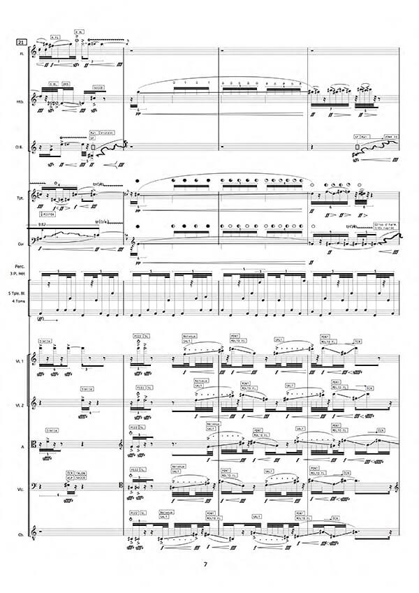 Shel(l)ter - seither... ( ) ...Splitter & hinter... ( ) ...Eiter by Clara Maïda, excerpt from score