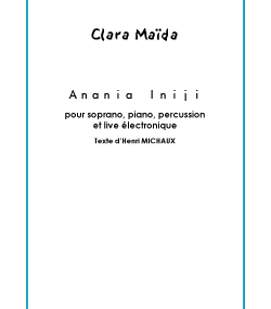 Score Anania Iniji by Clara Maïda
