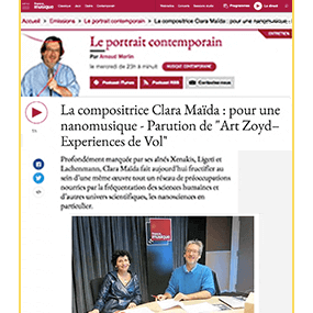 France Musique - Le portrait contemporain